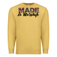 Antique Gold Made to Worship Premium Sweatshirt - Bettercallsaul