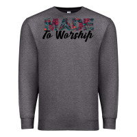 Charcoal Heather Made to Worship Premium Sweatshirt - Bettercallsaul