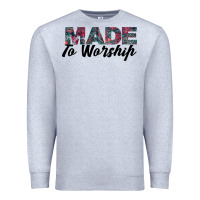 Heather Grey Made to Worship Premium Sweatshirt - Bettercallsaul