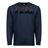 Navy Made to Worship Premium Sweatshirt - Bettercallsaul