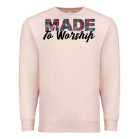 Pale Pink Made to Worship Premium Sweatshirt - Bettercallsaul