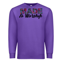 Purple Made to Worship Premium Sweatshirt - Bettercallsaul