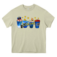 Mossy police coffee cups Heavy Core Tee - texasbilliewilder