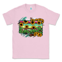 Bubblegum Pink south Dakota State Map Classic Tee - RanaPortraitStore