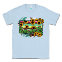 Dusty Blue south Dakota State Map Classic Tee - RanaPortraitStore