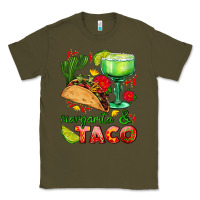 Army Green margarita and taco Classic Tee - AdoDesignShop