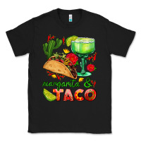 Black margarita and taco Classic Tee - AdoDesignShop