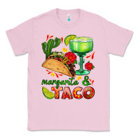Bubblegum Pink margarita and taco Classic Tee - AdoDesignShop