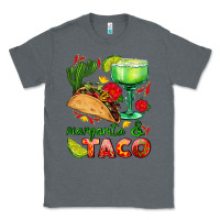 Charcoal Heather margarita and taco Classic Tee - AdoDesignShop