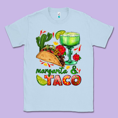 Margarita And Taco Classic Tee Designed By Adodesignshop