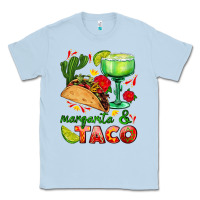 Dusty Blue margarita and taco Classic Tee - AdoDesignShop