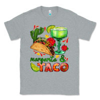 Heather Grey margarita and taco Classic Tee - AdoDesignShop