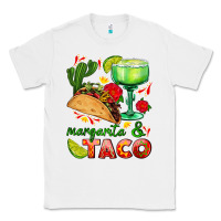 White margarita and taco Classic Tee - AdoDesignShop
