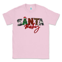 Bubblegum Pink Santa baby Classic Tee - BarkalooDesign