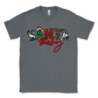 Charcoal Heather Santa baby Classic Tee - BarkalooDesign