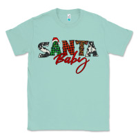 Seafoam Santa baby Classic Tee - BarkalooDesign