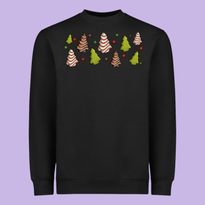 Christmas Cakes Heavyweight Sweatshirt Designed By Jasminsmagicworld