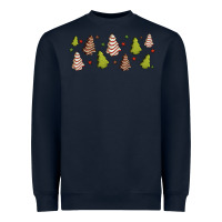 Navy Christmas cakes Heavyweight Sweatshirt - Jasminsmagicworld