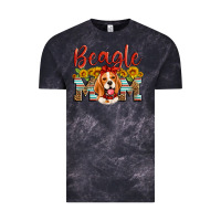 Cloud Black beagle mom Vintage Tee - Artiststas