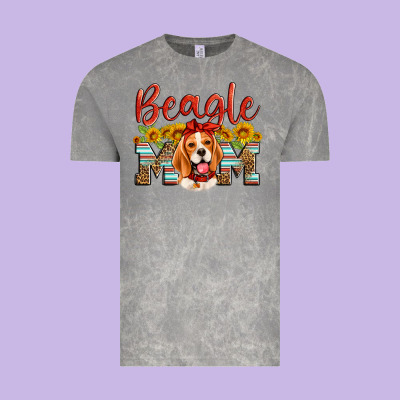 Beagle Mom Vintage Tee Designed By Artiststas