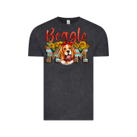 Vintage Black beagle mom Vintage Tee - Artiststas