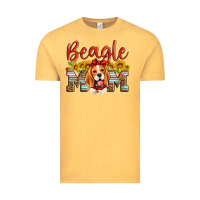 Vintage Mustard beagle mom Vintage Tee - Artiststas