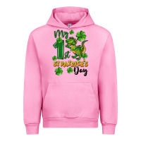 Fuchsia Pink My first St. Patrick's Day Urban Hoodie - CowGirlArtShop
