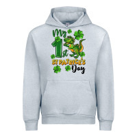 Heather Grey My first St. Patrick's Day Urban Hoodie - CowGirlArtShop