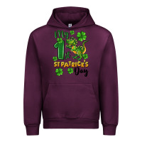 Mauve Wine My first St. Patrick's Day Urban Hoodie - CowGirlArtShop