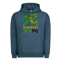 Pigment Midnight Navy My first St. Patrick's Day Urban Hoodie - CowGirlArtShop