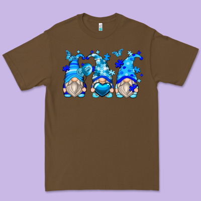 Autism Gnomes Premium Tee Designed By Zillion Design Studio