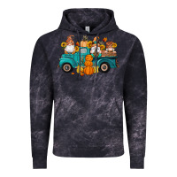 Cloud Black fall gnomes truck pumpkin sunflowers Vintage Hoodie - Artiststas