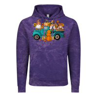 Cloud Purple fall gnomes truck pumpkin sunflowers Vintage Hoodie - Artiststas