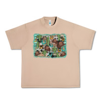 Burro cactus cowboy hat background Urban Heavy Tee - AdoDesignShop