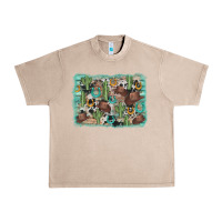 French Oak cactus cowboy hat background Urban Heavy Tee - AdoDesignShop