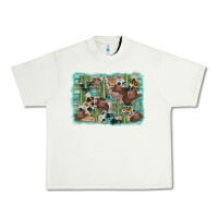 Pistachio cactus cowboy hat background Urban Heavy Tee - AdoDesignShop