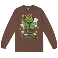 Chestnut happy st. patrick's day Long Sleeve Tee - MaliasSmallBusiness