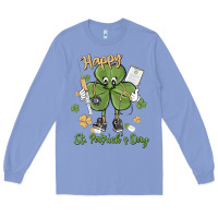 Colony Blue happy st. patrick's day Long Sleeve Tee - MaliasSmallBusiness