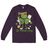 Plum happy st. patrick's day Long Sleeve Tee - MaliasSmallBusiness