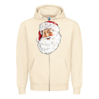 Sandshell Santa Zipper Hoodie - NancyCooperArtShop
