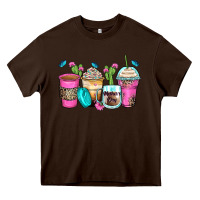 Chocolate Brown mother's day coffee cups Heavy Core Tee - Zillion Design Studio