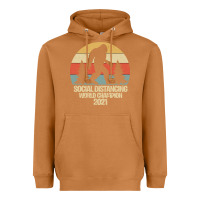 Meerkat Bigfoot Social Distancing World Champion Heavyweight Hoodie - Bettercallsaul