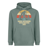 Sage Bigfoot Social Distancing World Champion Heavyweight Hoodie - Bettercallsaul