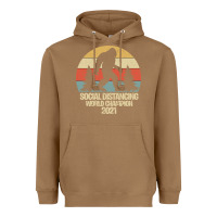 Toasted Coconut Bigfoot Social Distancing World Champion Heavyweight Hoodie - Bettercallsaul