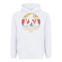 White Bigfoot Social Distancing World Champion Heavyweight Hoodie - Bettercallsaul