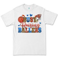 White busy raising ballers basketball Premium Tee - Zillion Design Studio