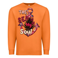 Summer Decor The Sea Is In My Soul Premium Sweatshirt | Teevron