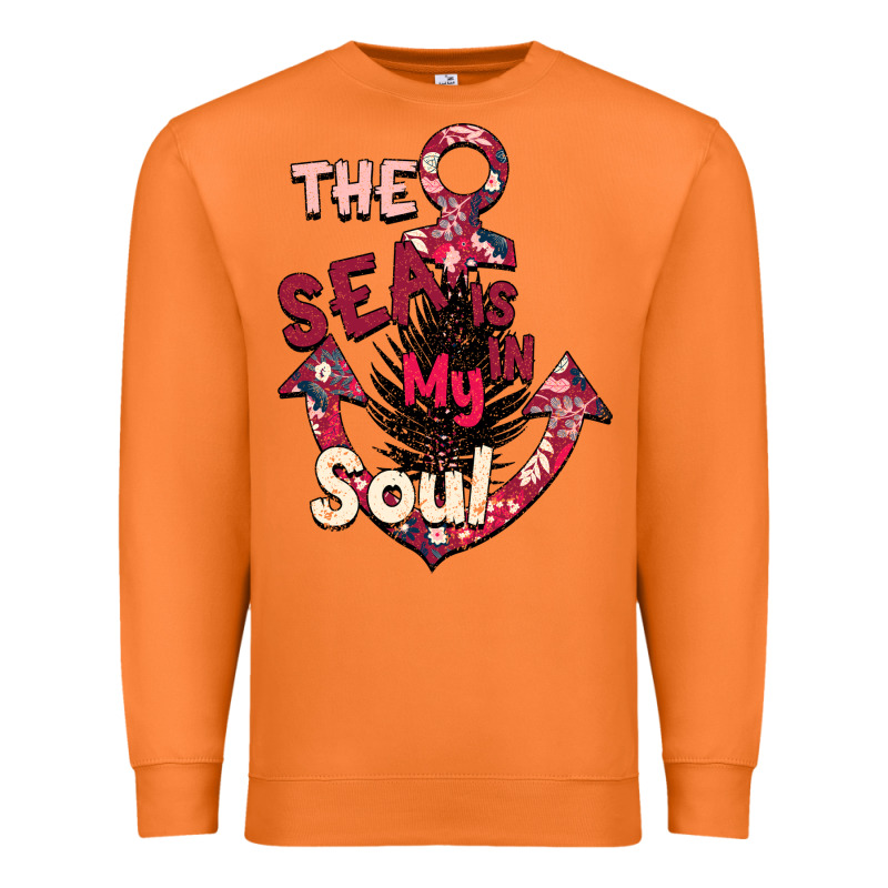 Summer Decor The Sea Is In My Soul Premium Sweatshirt by Bettercallsaul | Teevron