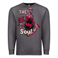 Charcoal Heather Summer decor The sea is in my Soul Premium Sweatshirt - Bettercallsaul
