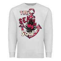 Dove Grey Summer decor The sea is in my Soul Premium Sweatshirt - Bettercallsaul